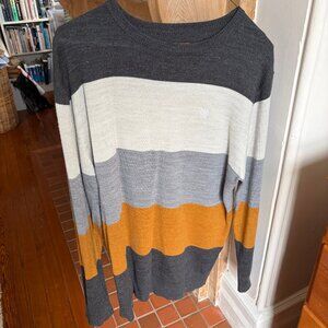 Matix striped sweater men's medium